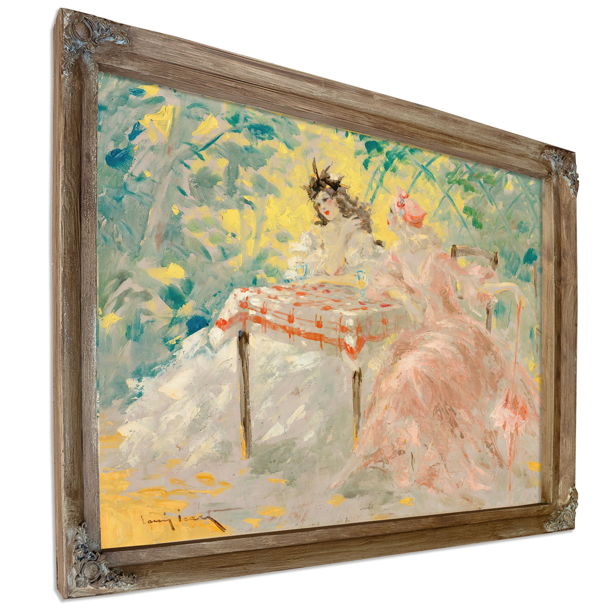 Sous Les Tonnelles By Louis Icart