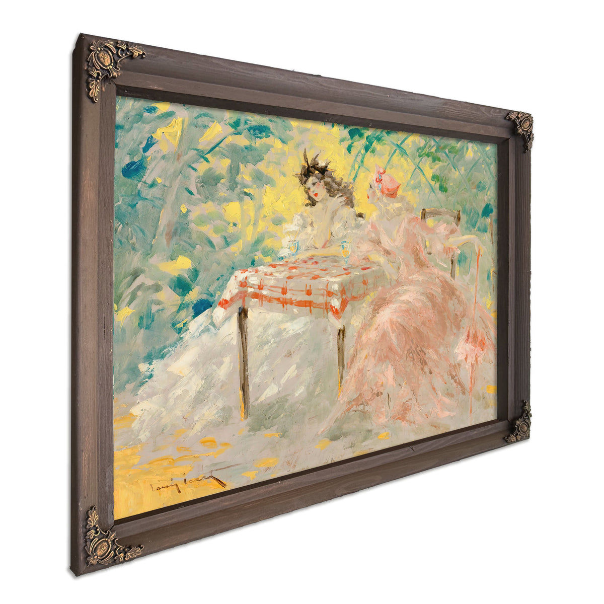 Sous Les Tonnelles By Louis Icart