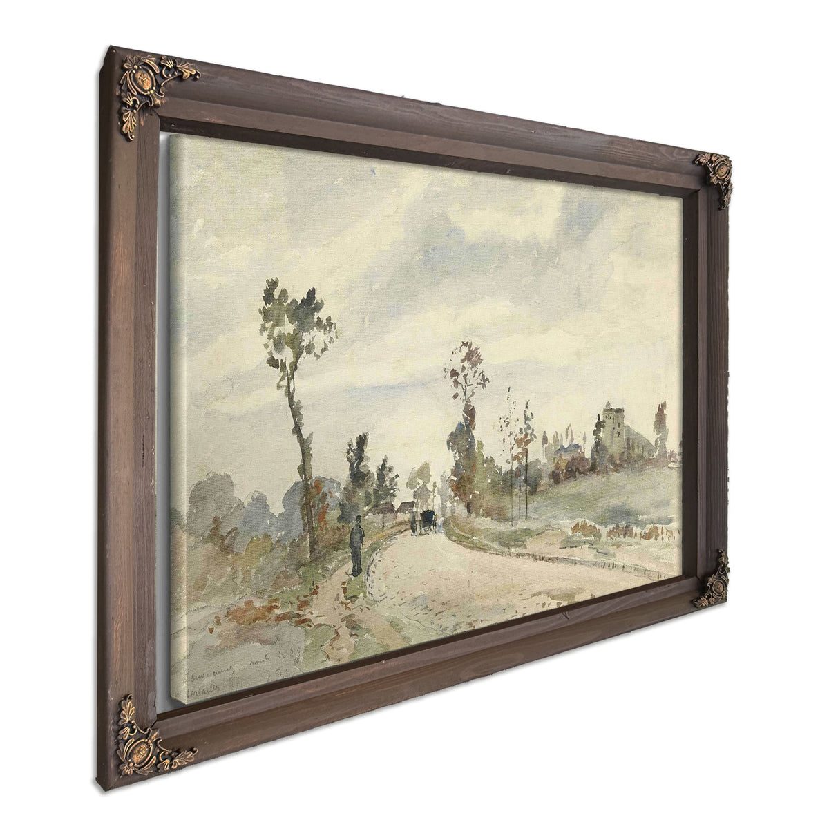 Louveciennes Route De Saint Germain by Camille Pissarro