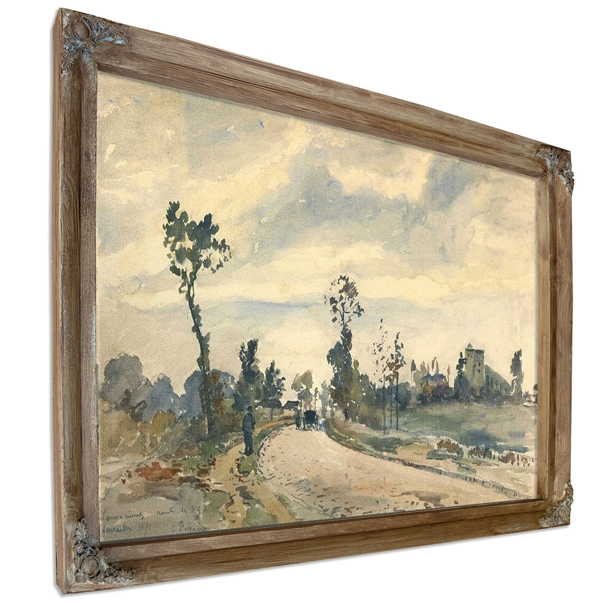 Louveciennes Route De Saint Germain By Camille Pissarro