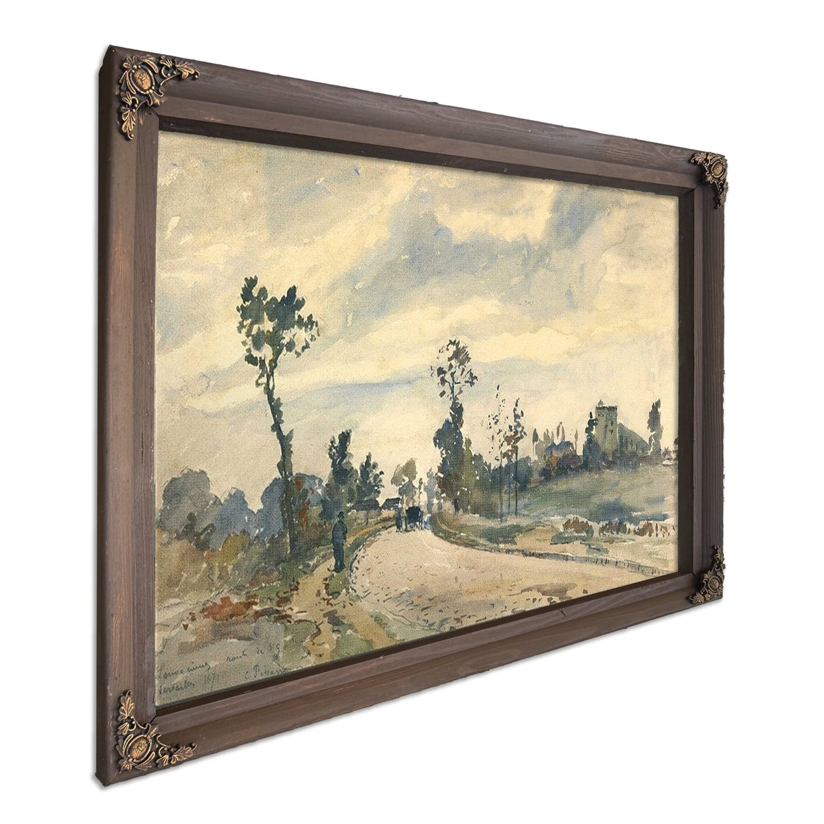 Louveciennes Route De Saint Germain By Camille Pissarro