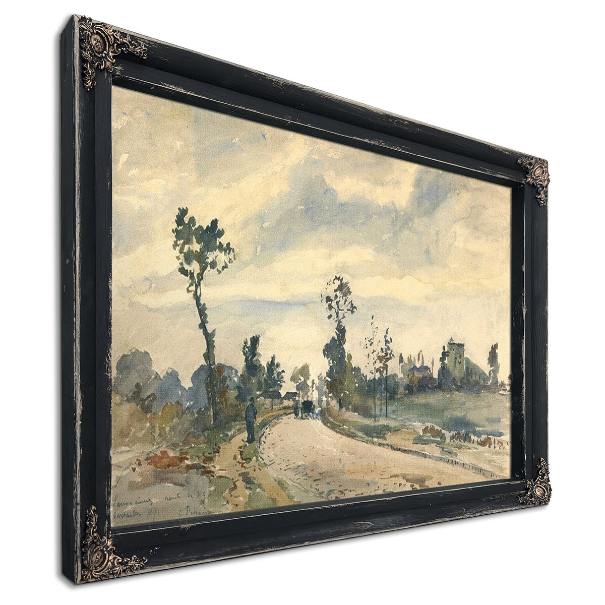 Louveciennes Route De Saint Germain By Camille Pissarro