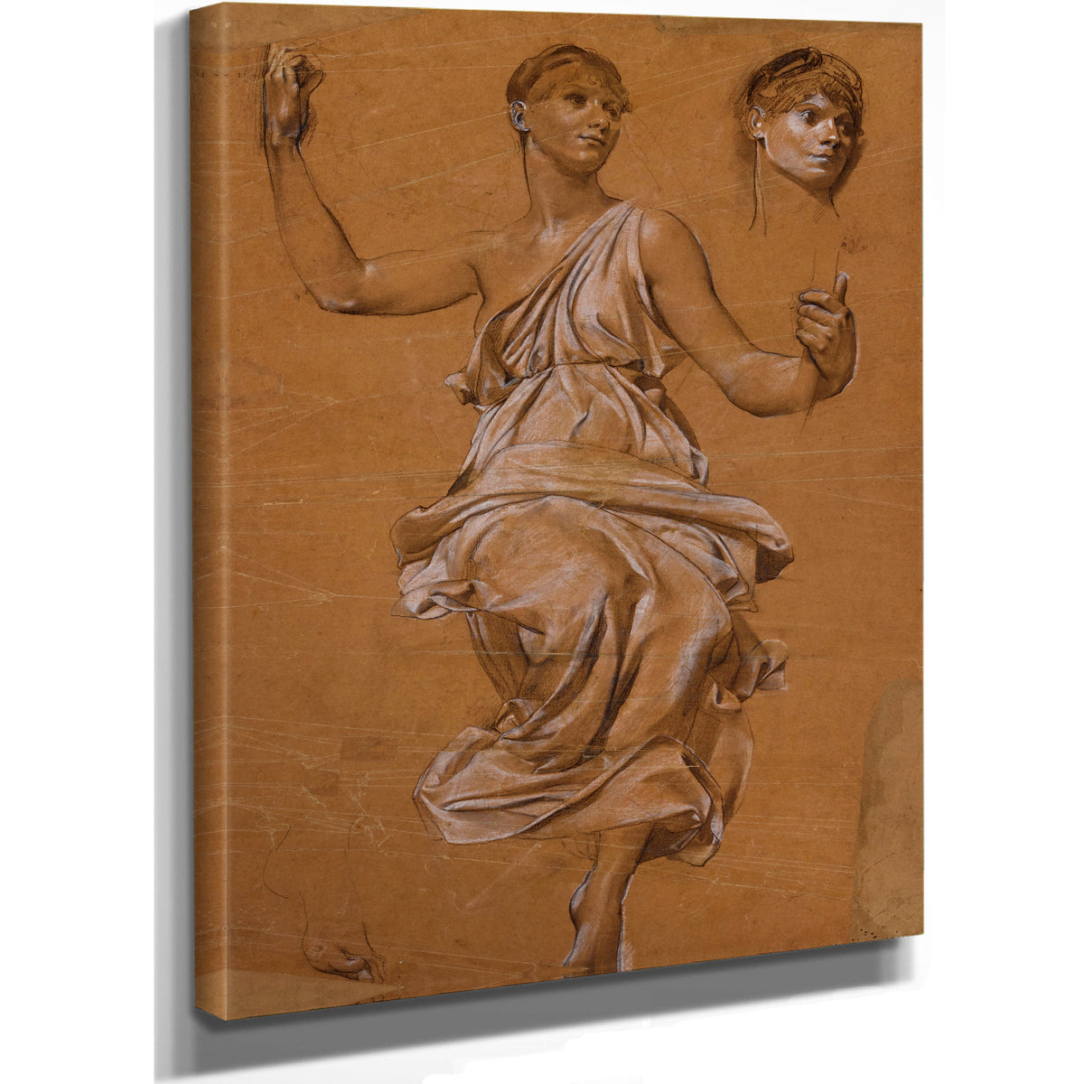 Etude de Femme Drapee 02 By Luc Olivier Merson