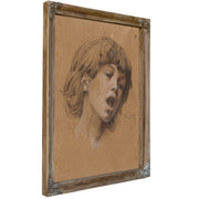 Head a Boy Singing Study Music C 1898 By Luc Olivier Merson