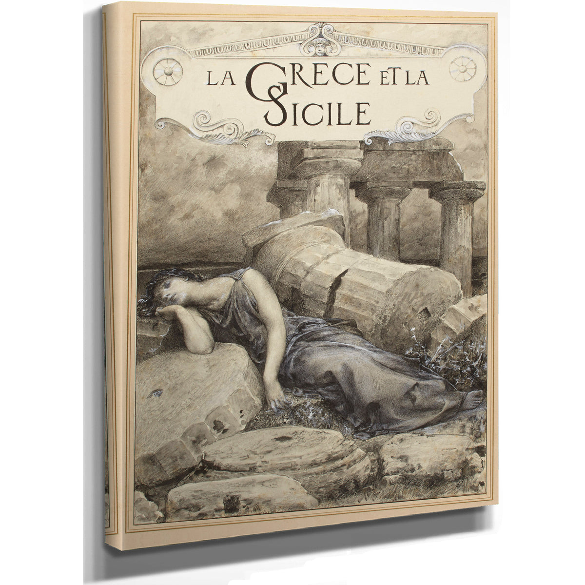 La Crece et la Sicile 1 By Luc Olivier Merson