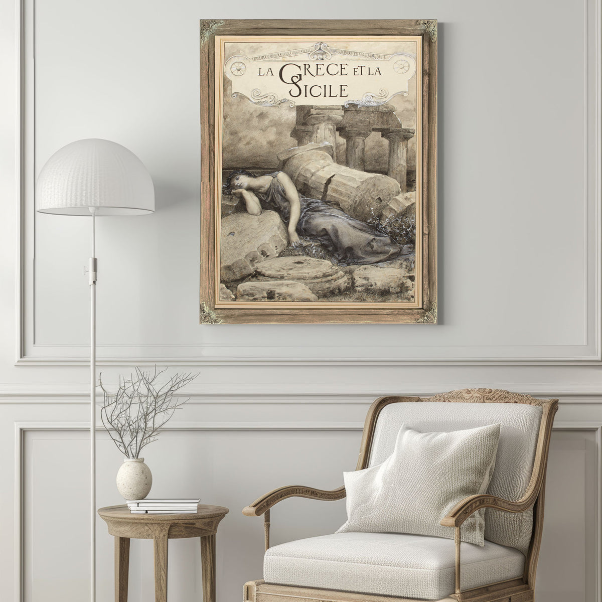 La Crece et la Sicile 1 By Luc Olivier Merson