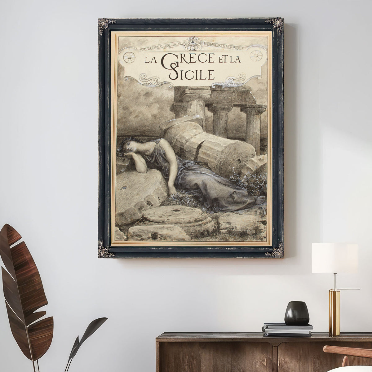 La Crece et la Sicile 1 By Luc Olivier Merson