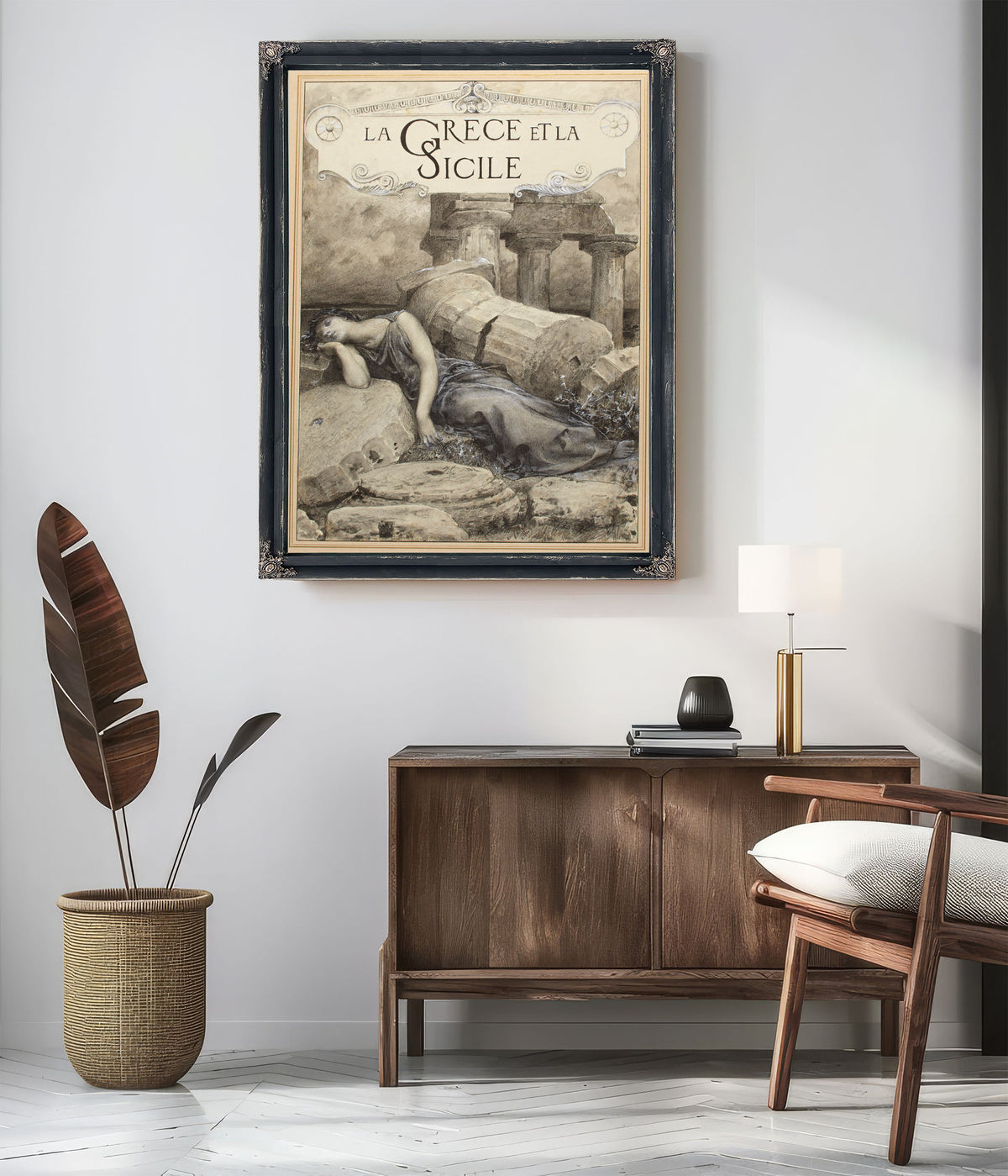 La Crece et la Sicile 1 By Luc Olivier Merson