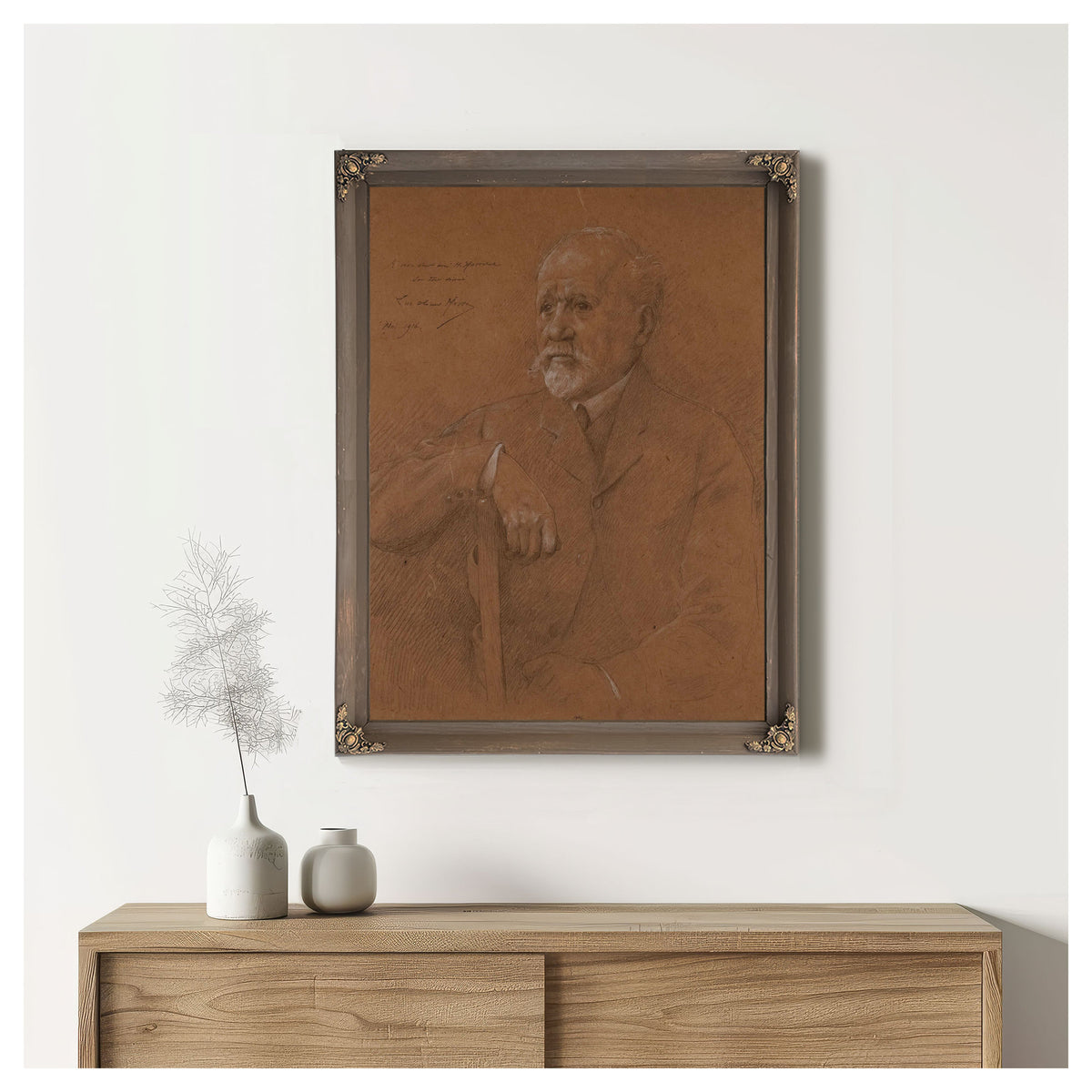 Portrait de Henri Marechal 1916 By Luc Olivier Merson