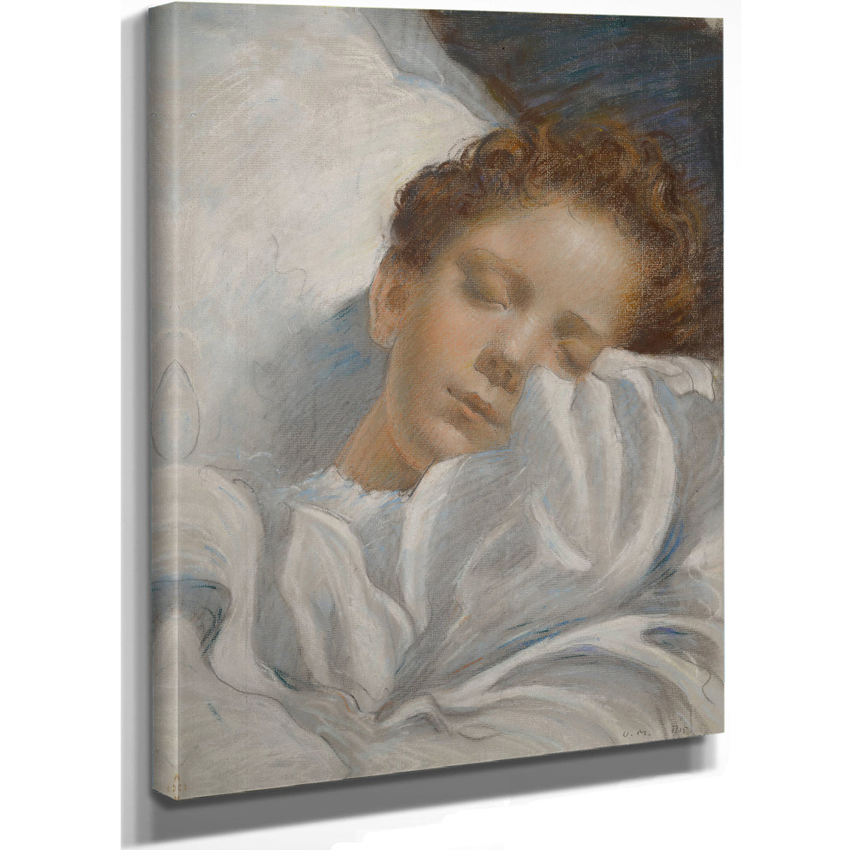 Study a Sleeping Child 1915 By Luc Olivier Merson