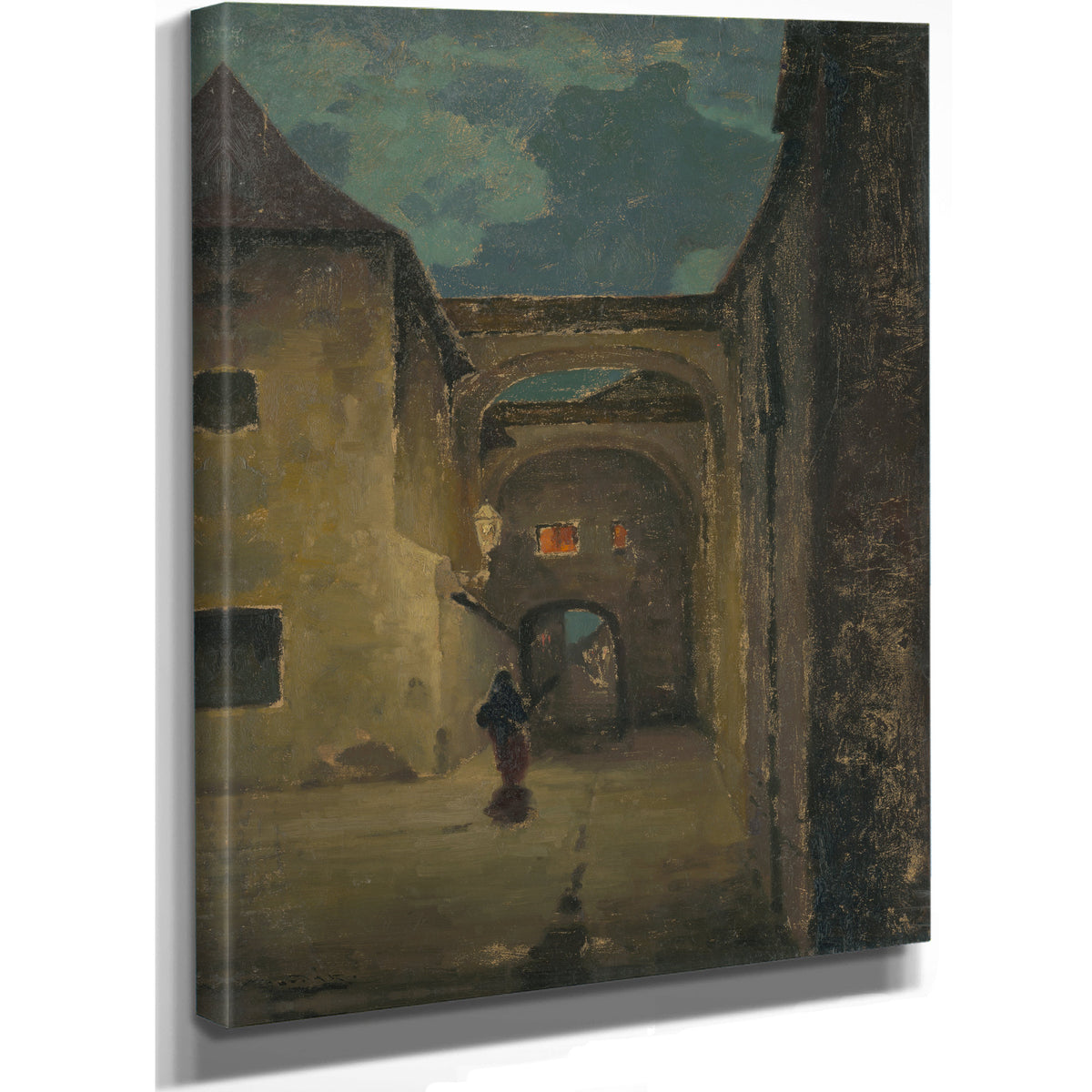 Alley the Evening By Ludovit Cordak