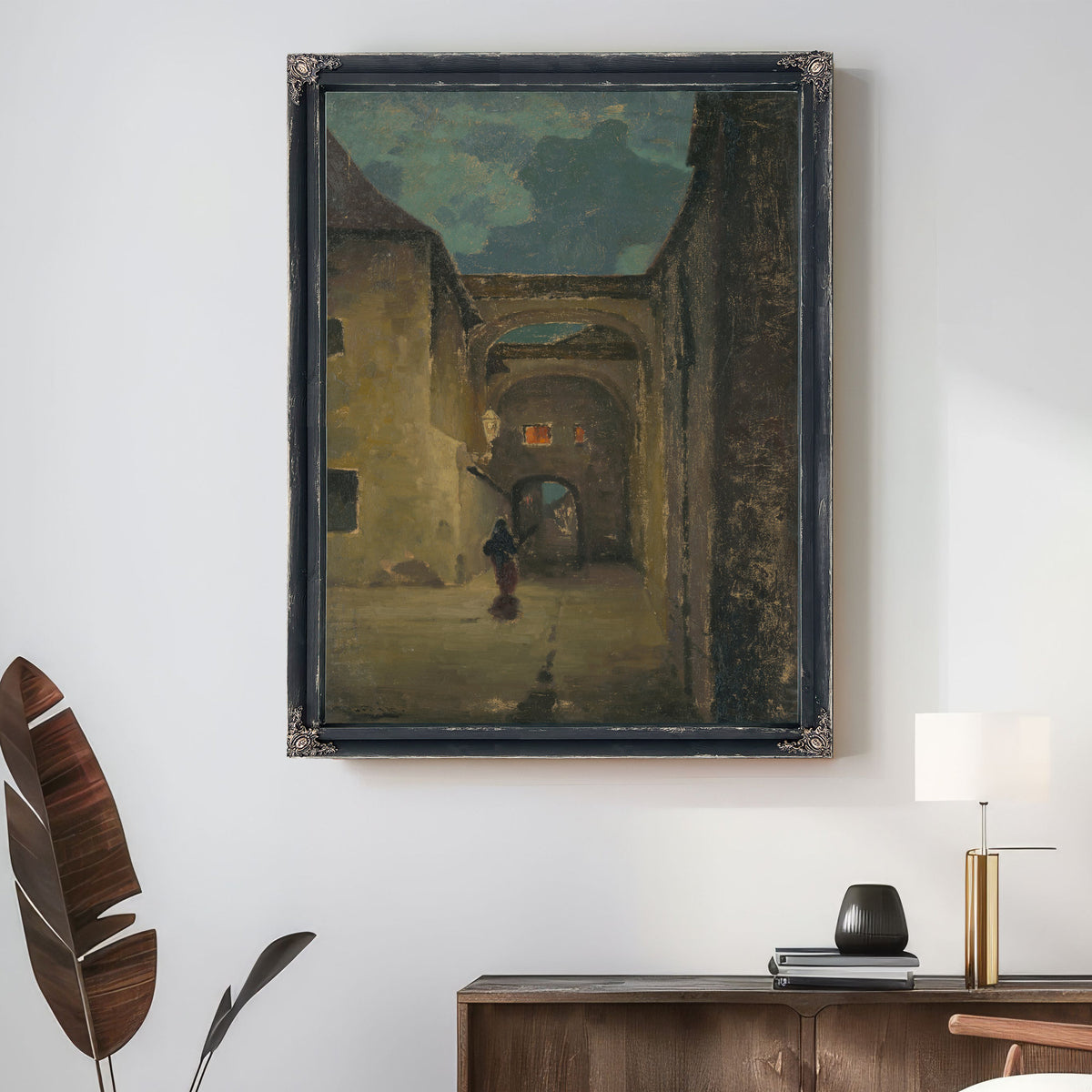Alley the Evening By Ludovit Cordak