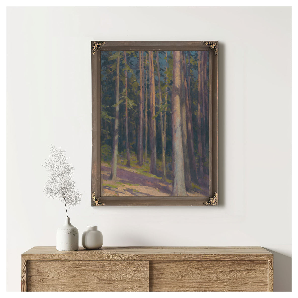 Fir Forest By Ludovit Cordak