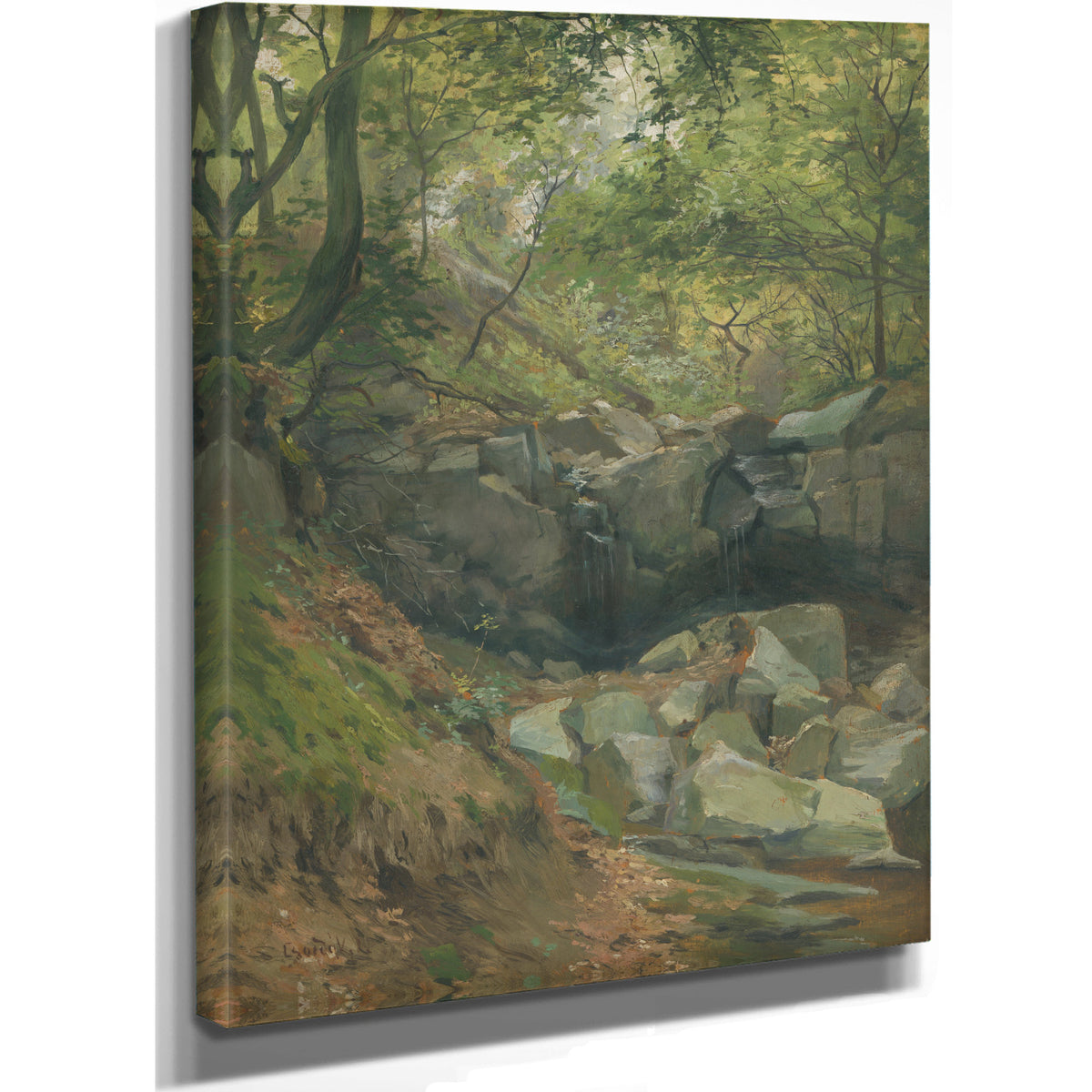 Forest Stream By Ludovit Cordak