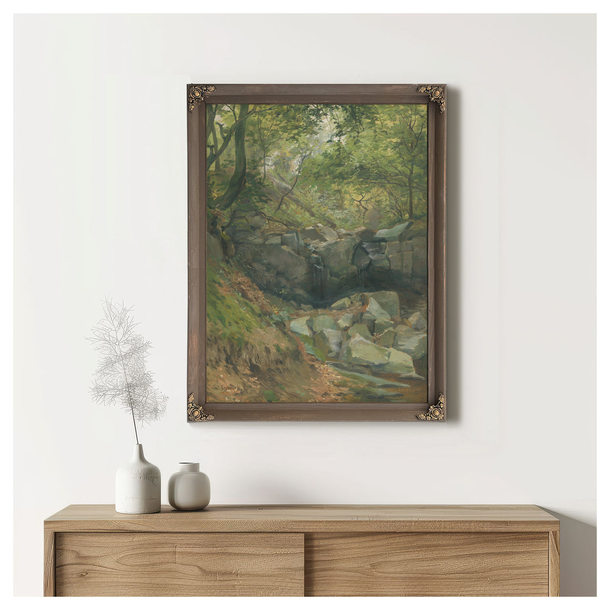 Forest Stream By Ludovit Cordak