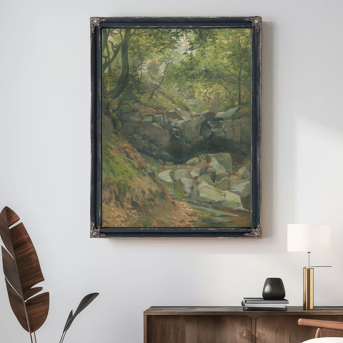 Forest Stream By Ludovit Cordak