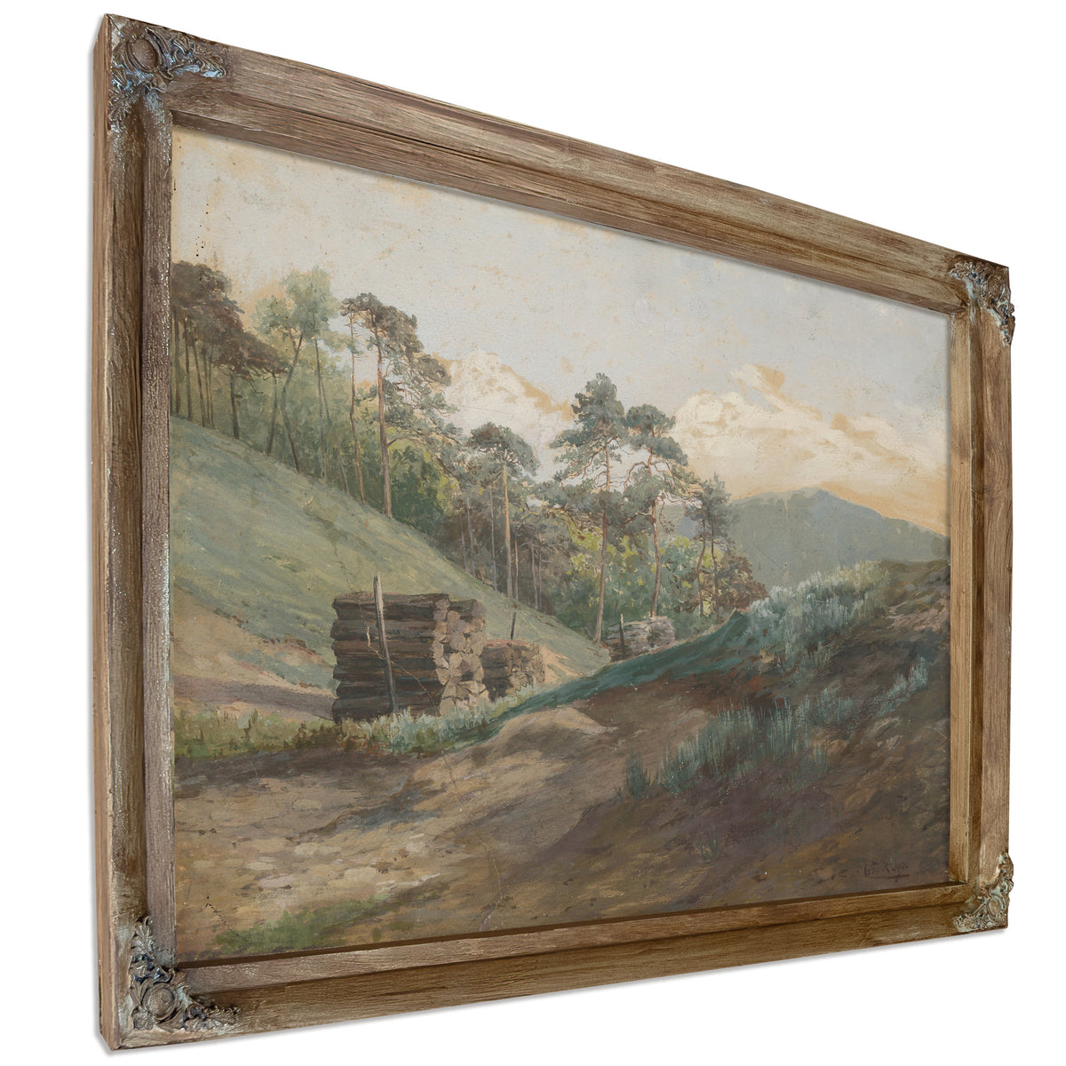 Forest Valley Wood Logs By Ludovit Cordak