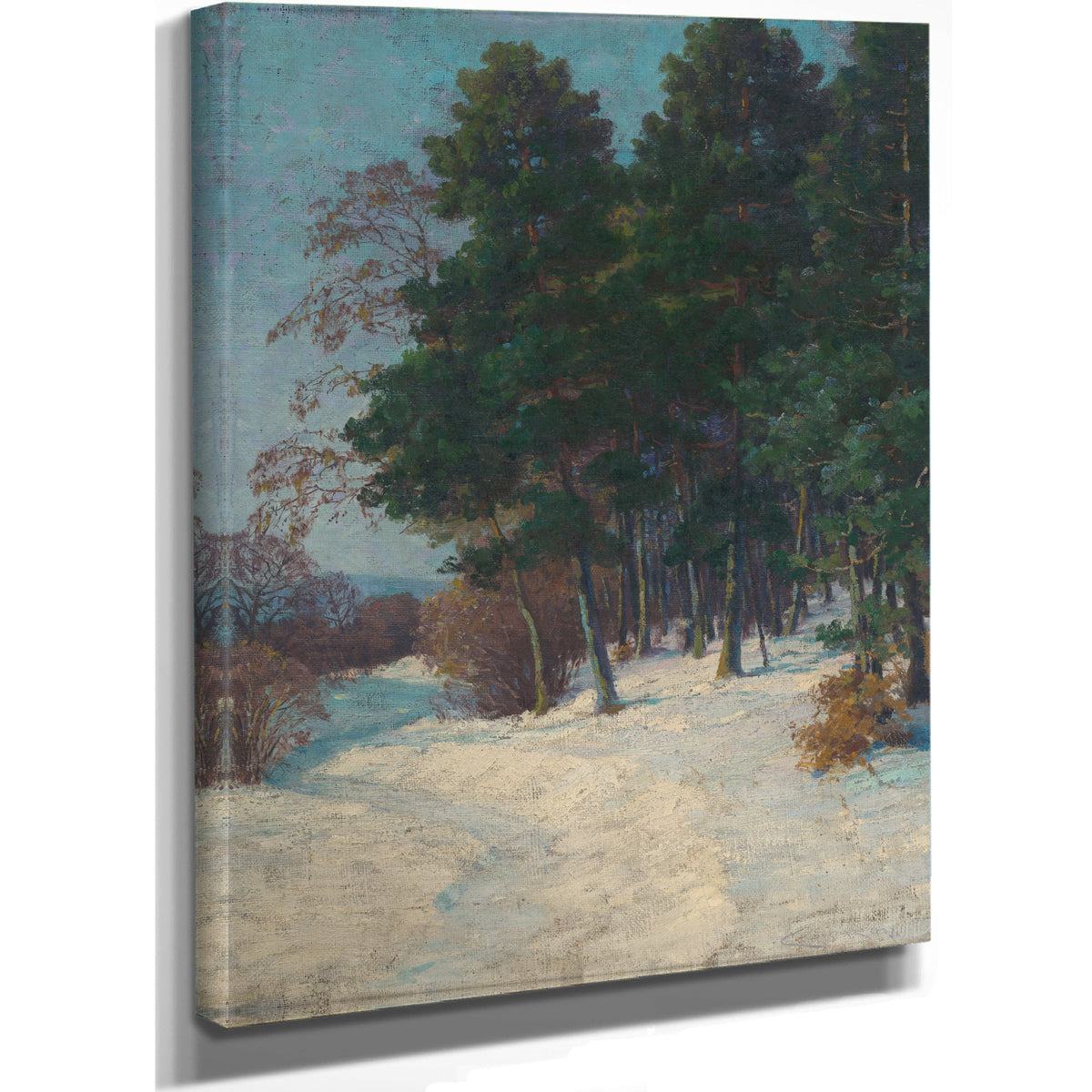 Forest Winter By Ludovit Cordak