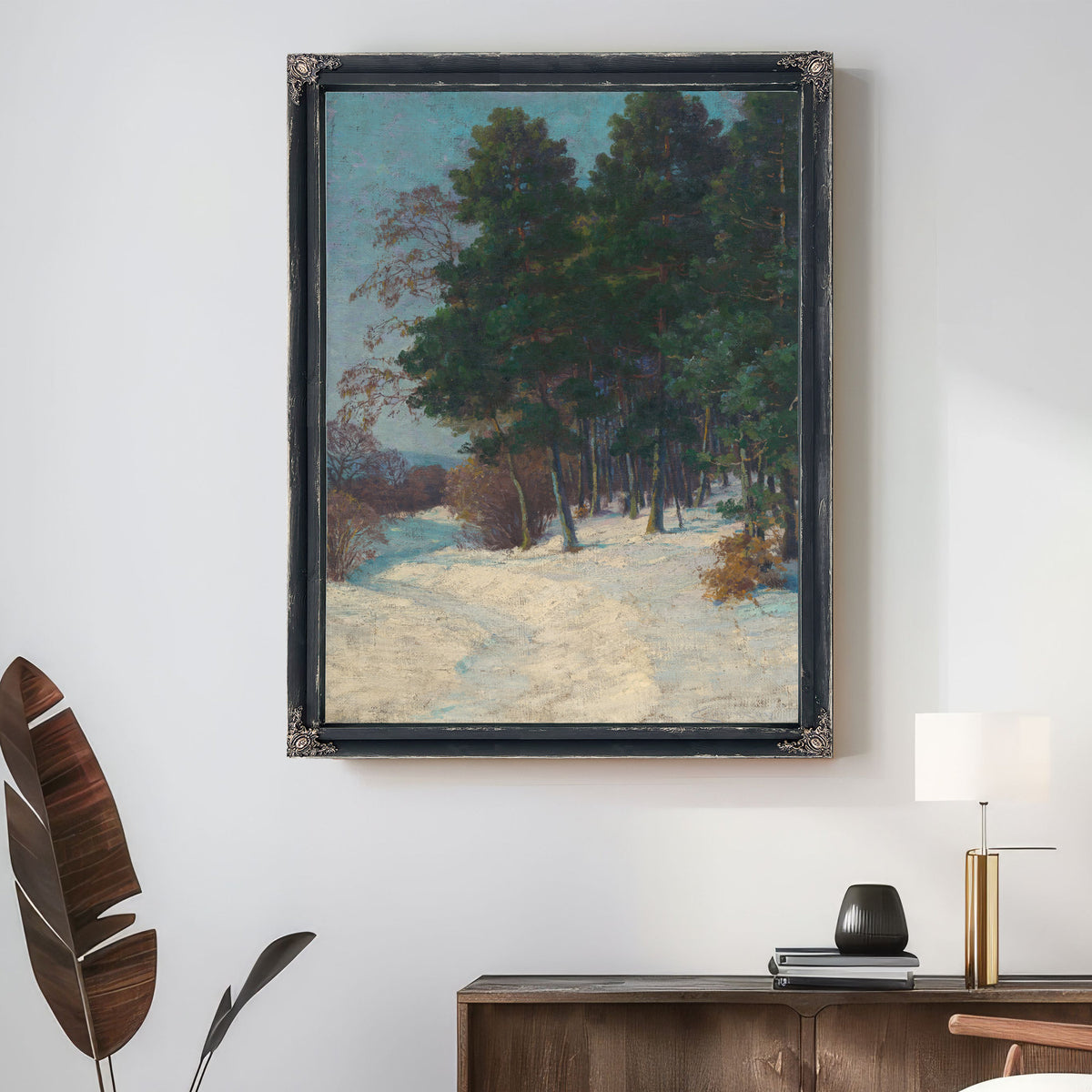 Forest Winter By Ludovit Cordak