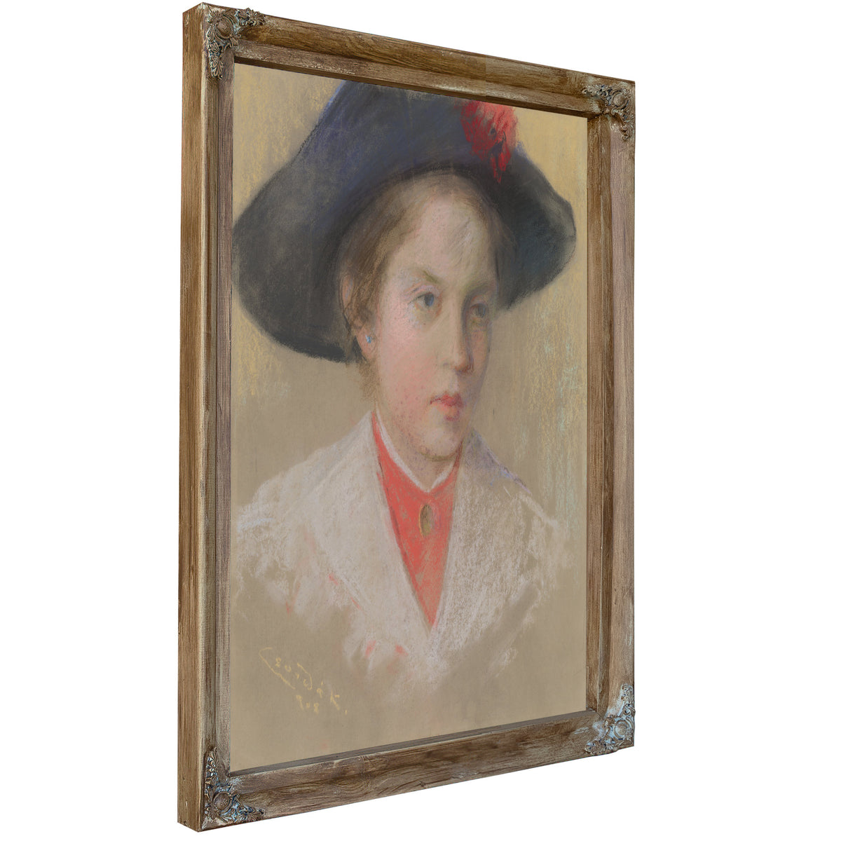 Portrait Artists Daughter Palma By Ludovit Cordak