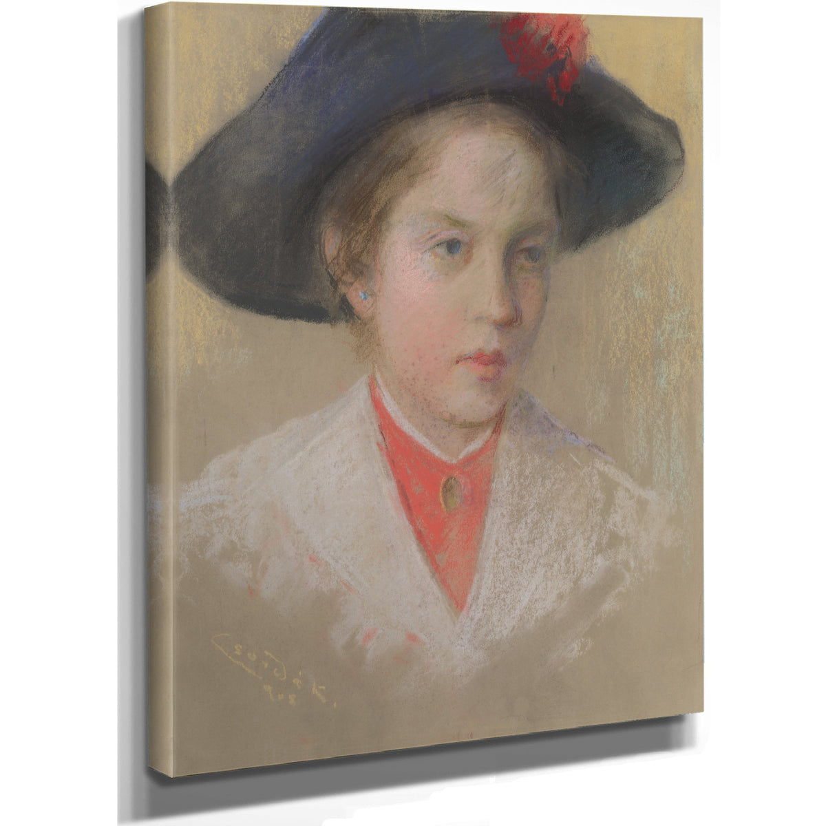 Portrait Artists Daughter Palma By Ludovit Cordak