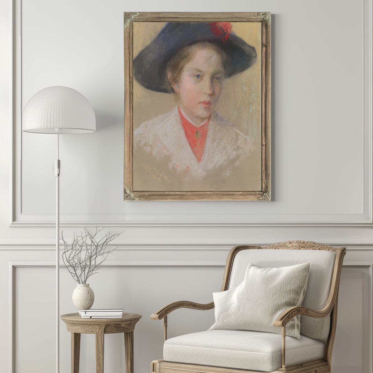Portrait Artists Daughter Palma By Ludovit Cordak