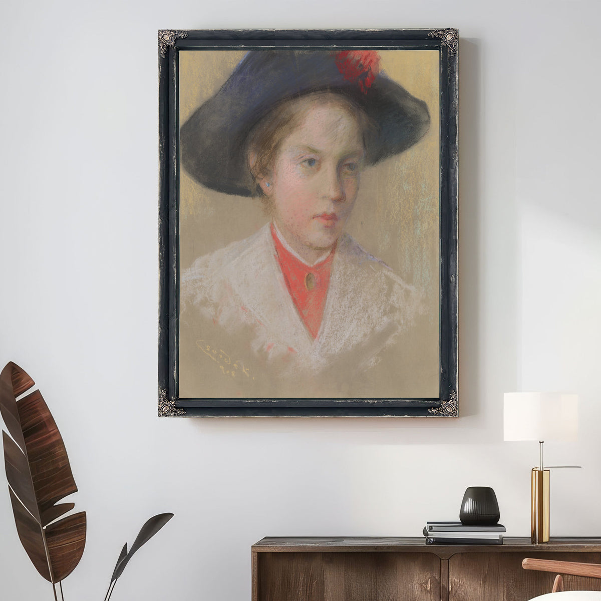 Portrait Artists Daughter Palma By Ludovit Cordak