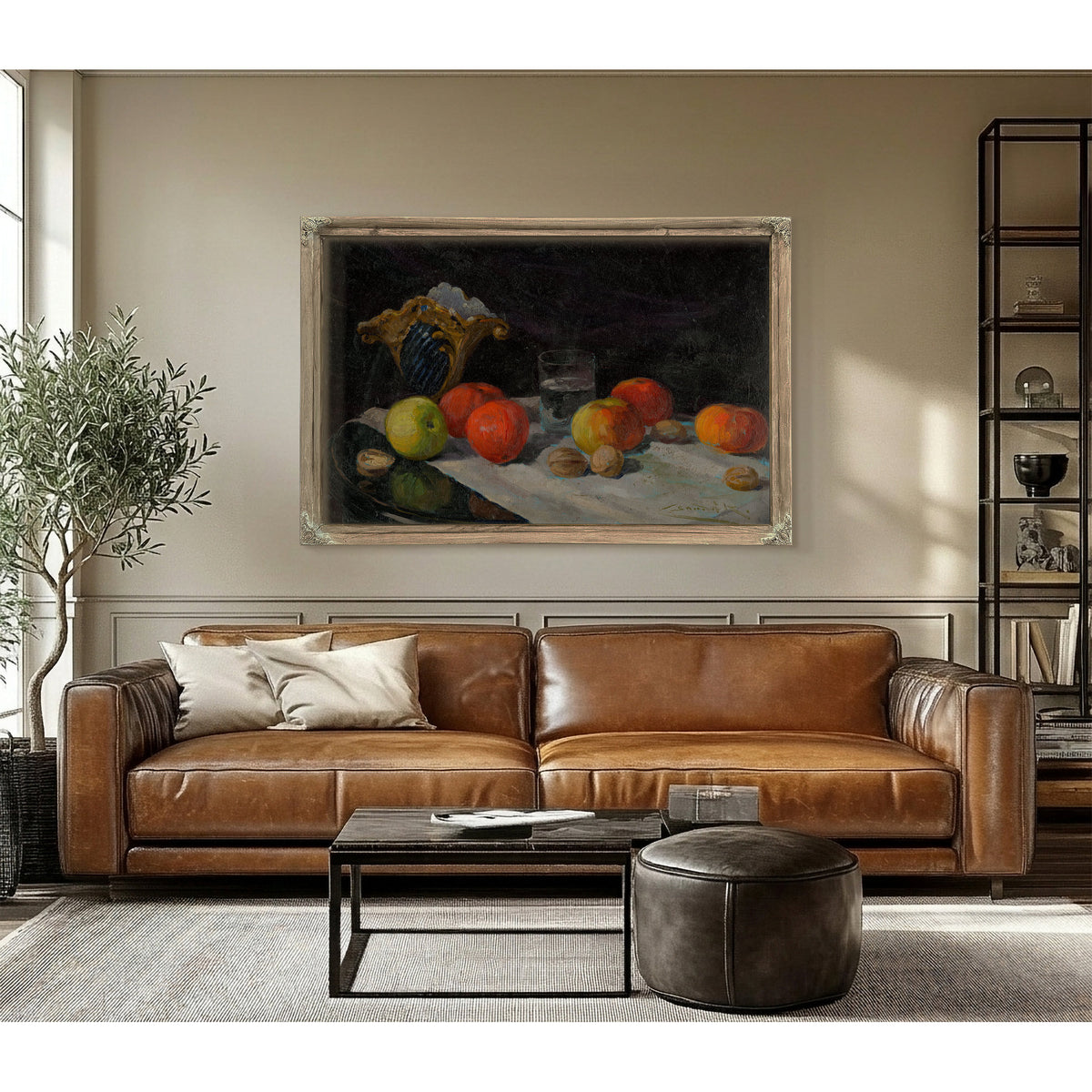 Still Life Apples By Ludovit Cordak