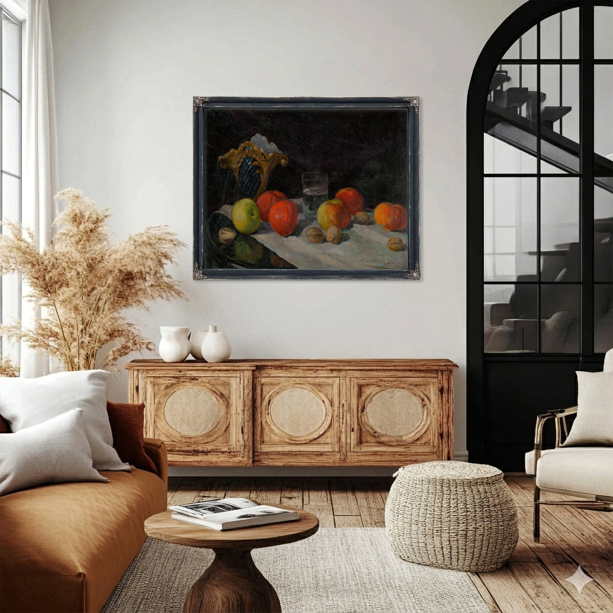 Still Life Apples By Ludovit Cordak