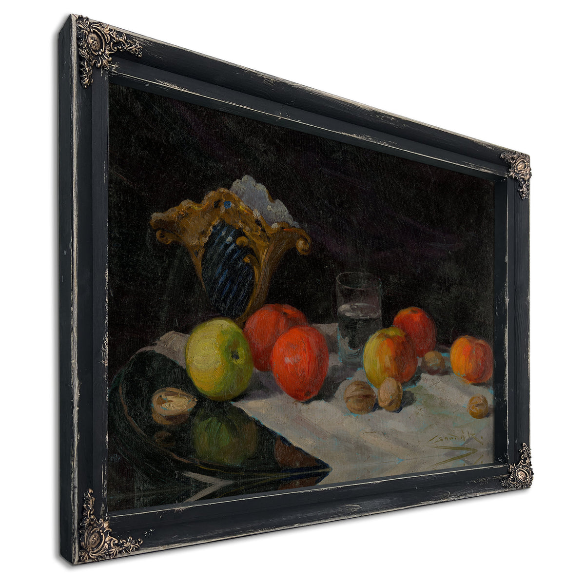 Still Life Apples By Ludovit Cordak