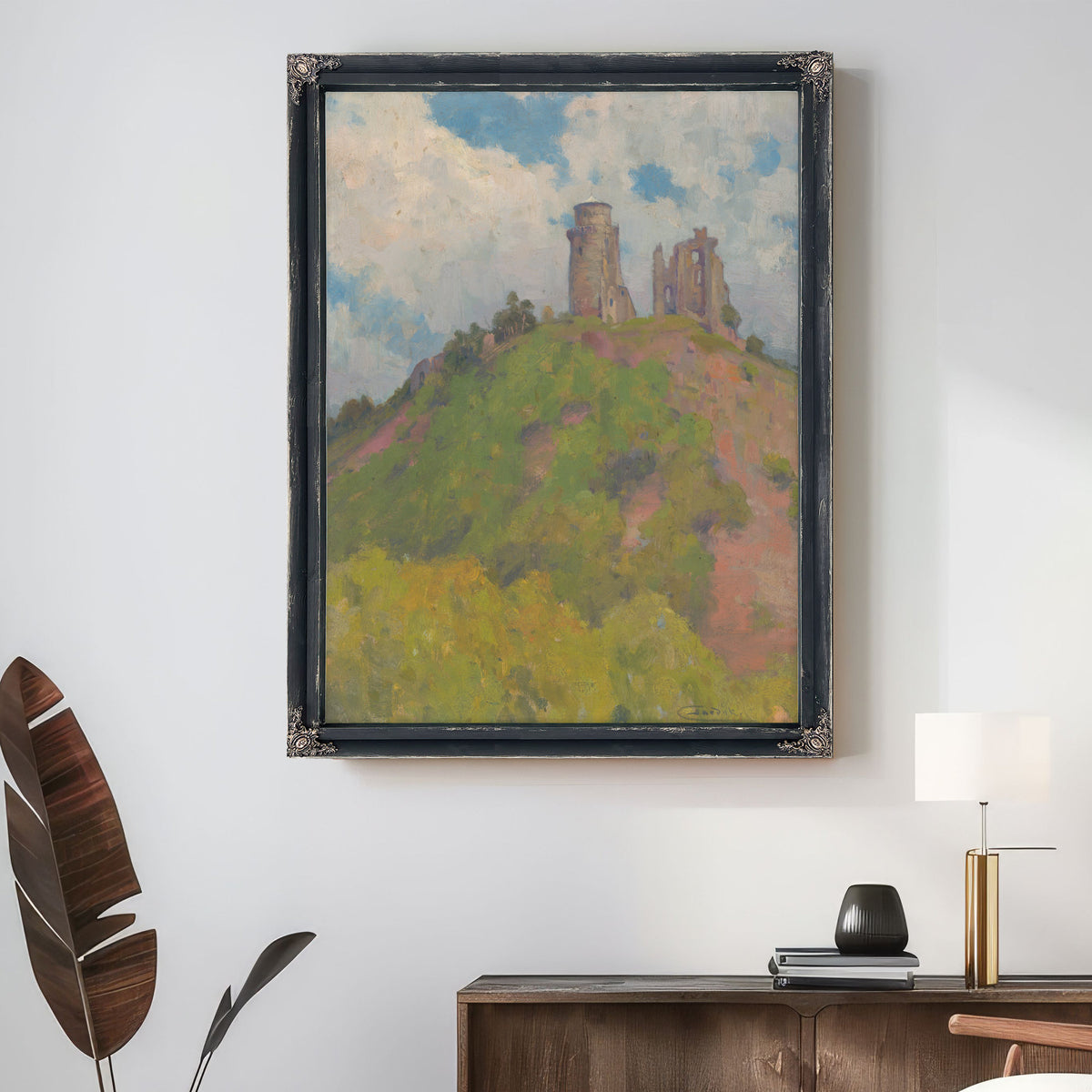 The Ruins Slane Castle By Ludovit Cordak