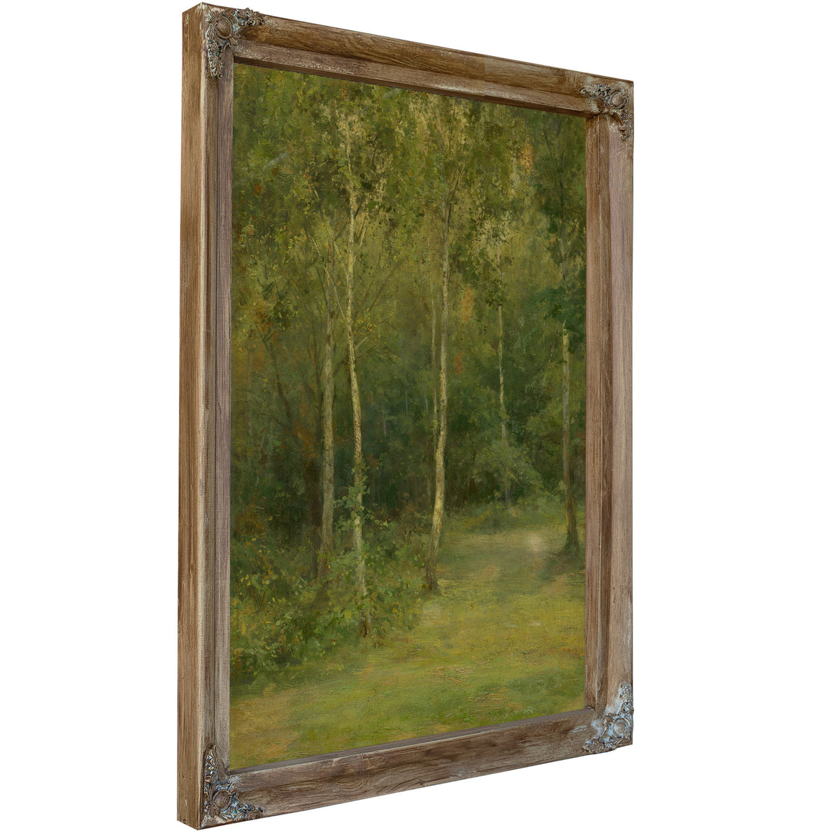Wooded Landscape Little Birches 1 By Ludovit Cordak