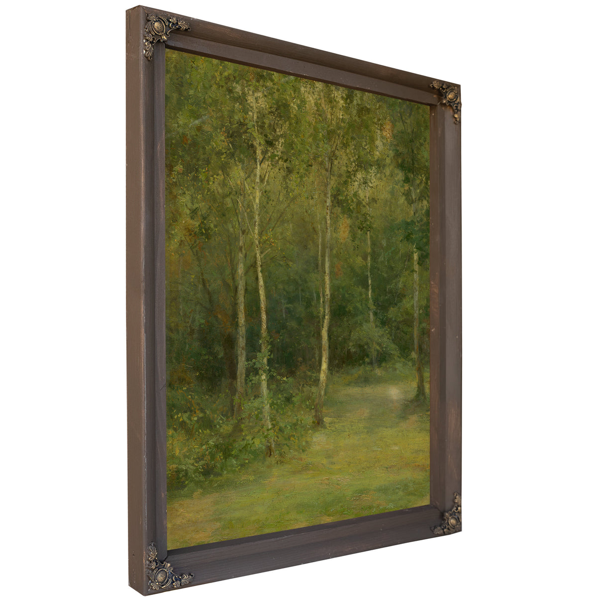 Wooded Landscape Little Birches 1 By Ludovit Cordak