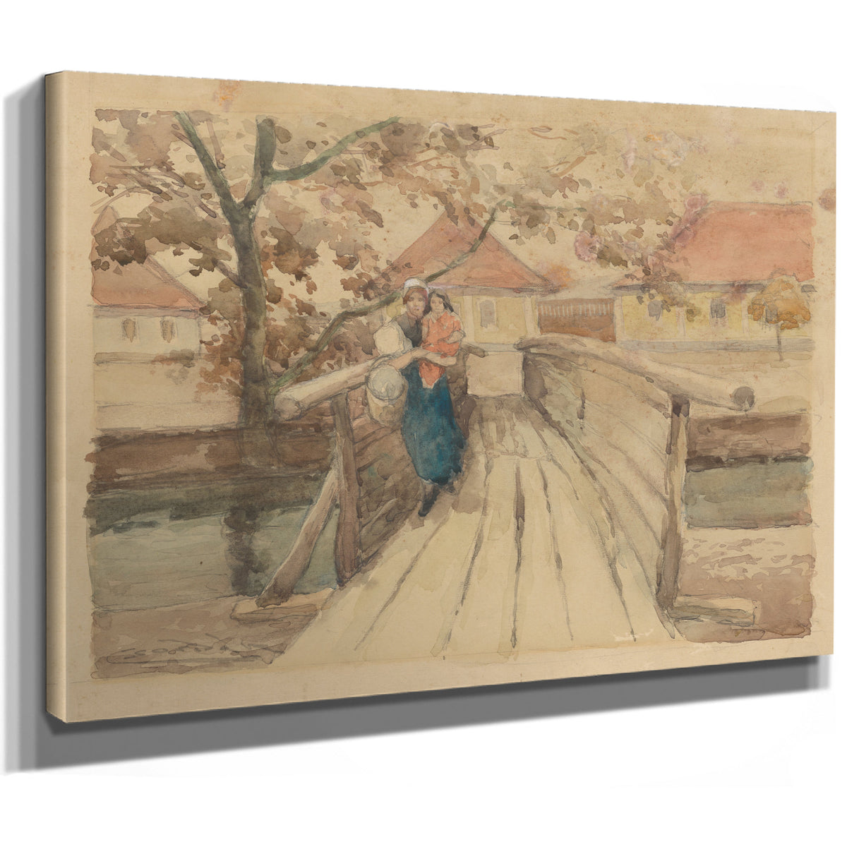 Wooden Bridge By Ludovit Cordak