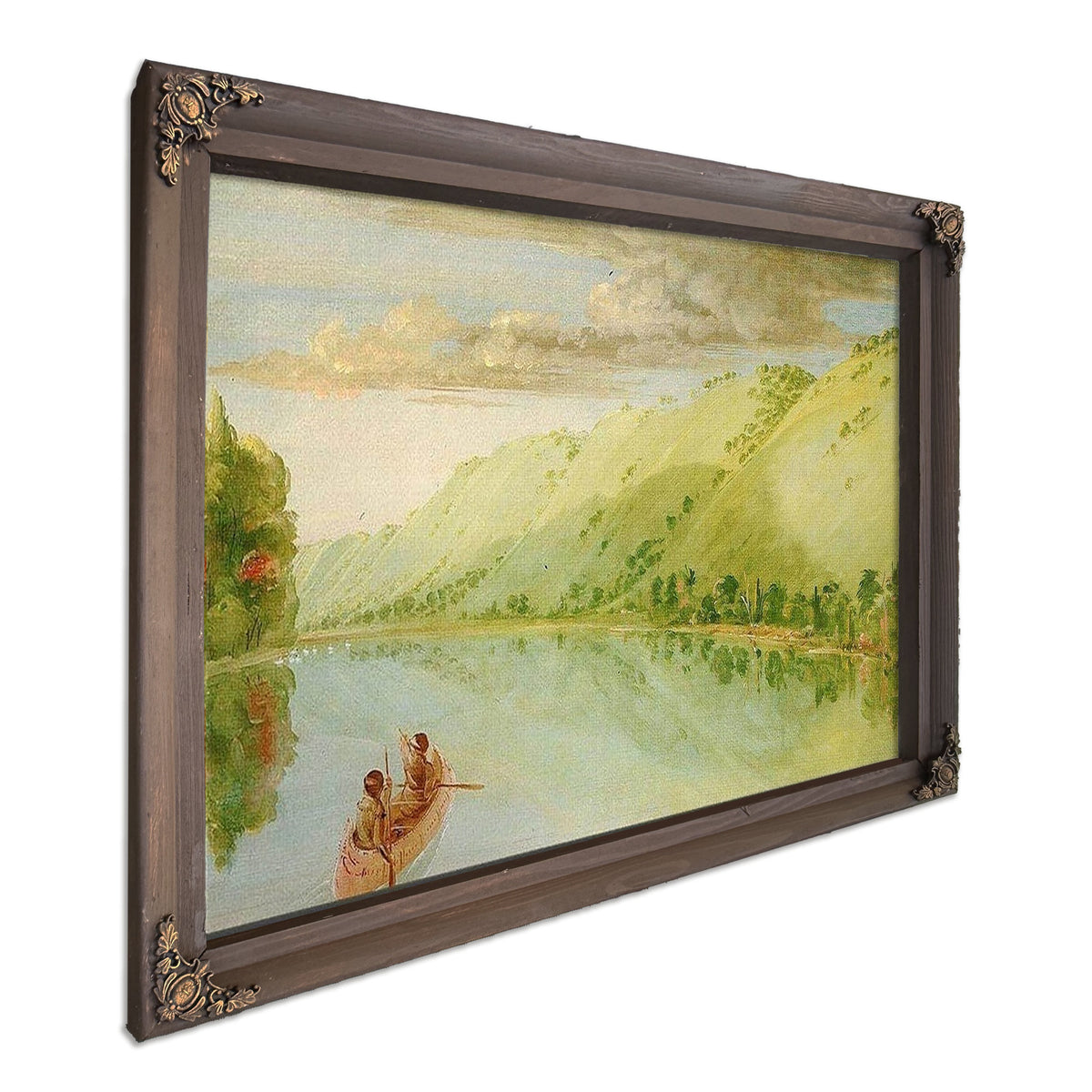 Madame Ferrebault's Prairie, Above Prairie Du Chien By George Catlin