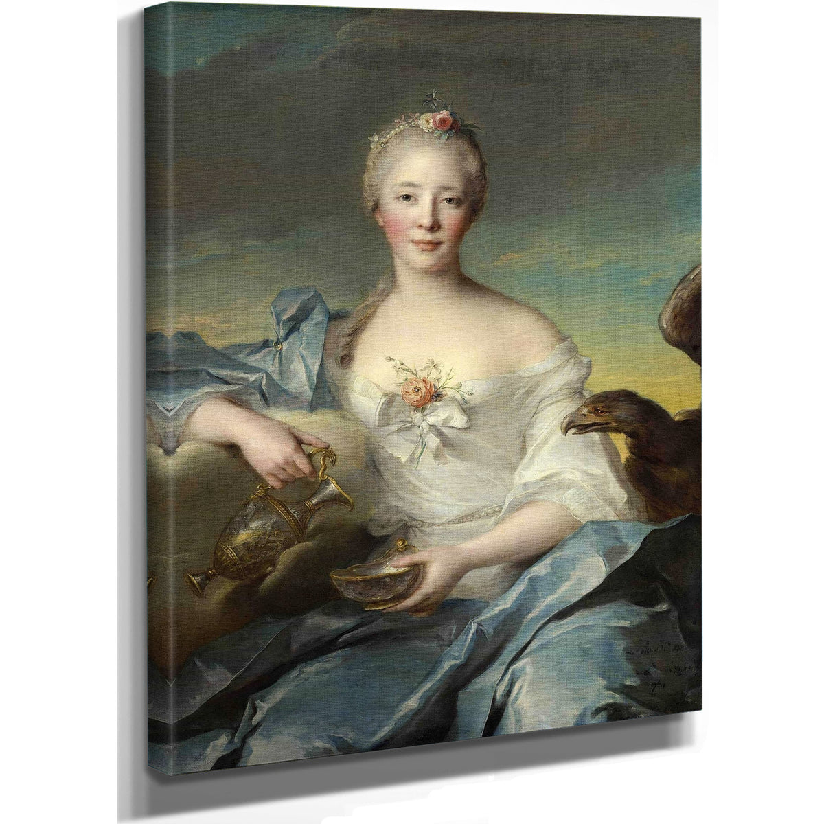 Madame Le Fevre De Caumartin As Hebe by Jean Marc Nattier