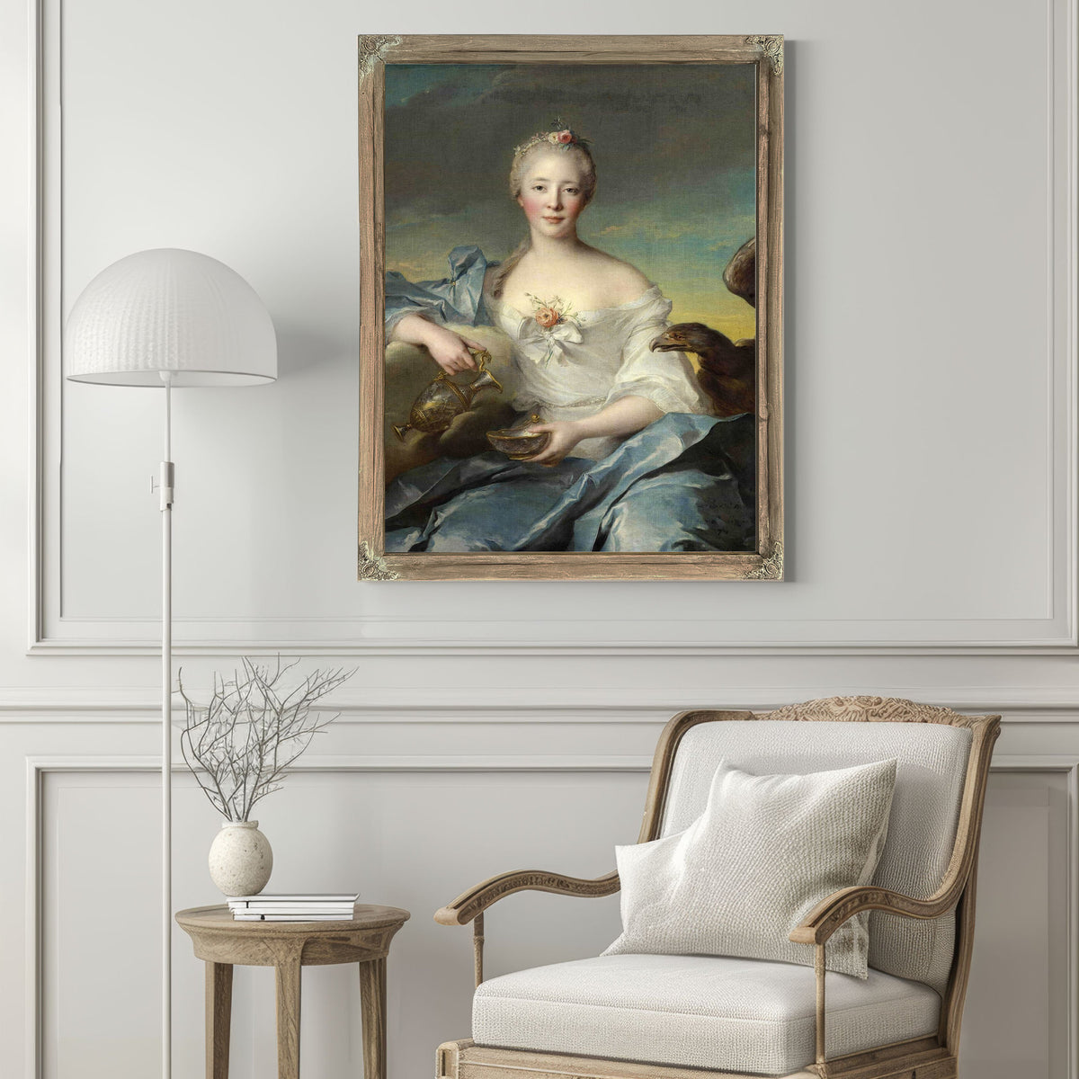 Madame Le Fevre De Caumartin As Hebe by Jean Marc Nattier