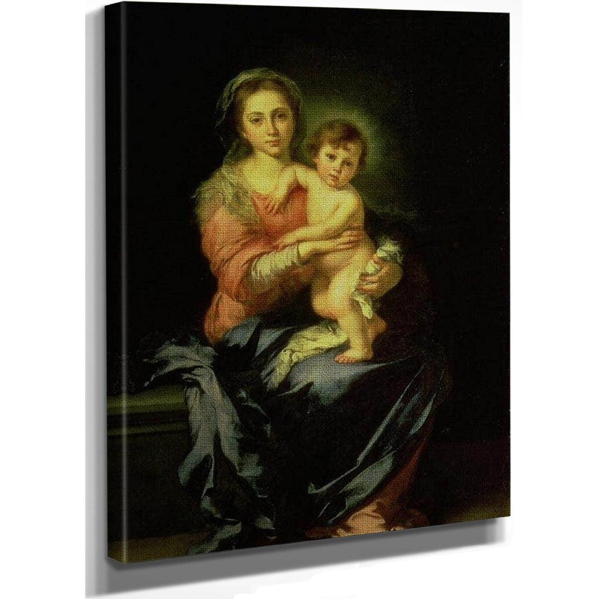 Madonna And Child By Bartolome Esteban Murillo