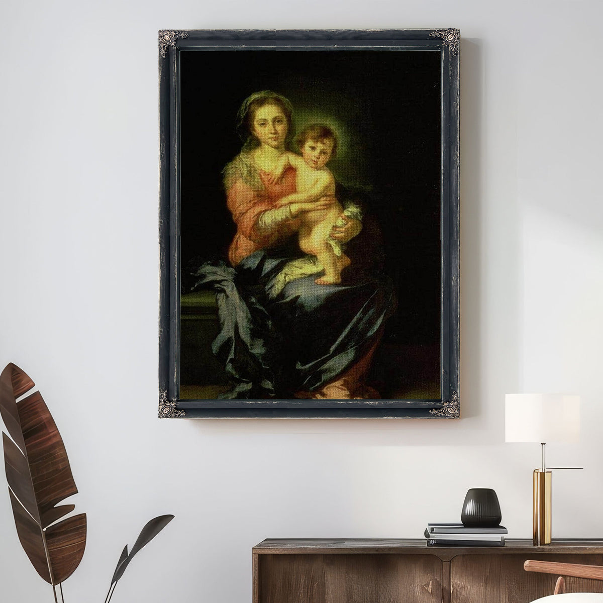 Madonna And Child By Bartolome Esteban Murillo