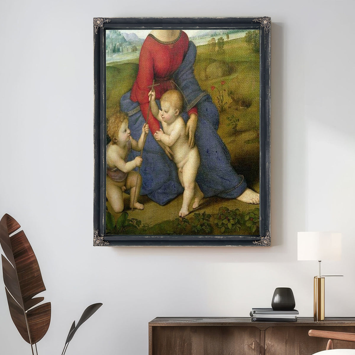 Madonna In The Meadow By Raphael