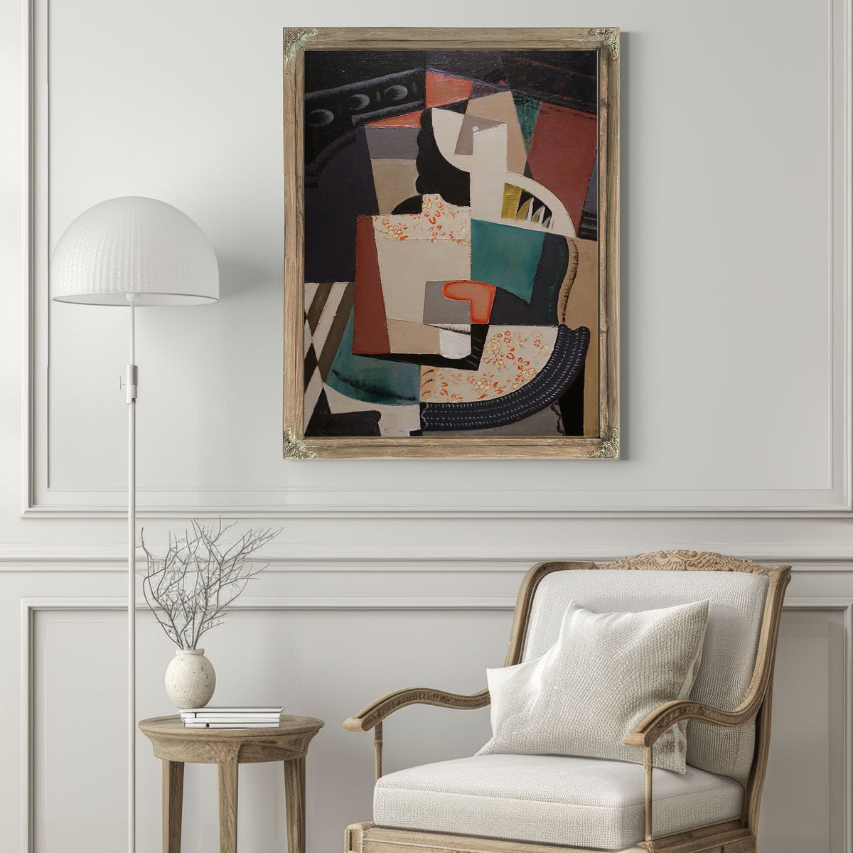Femme Assise Seated Woman By Maria Blanchard