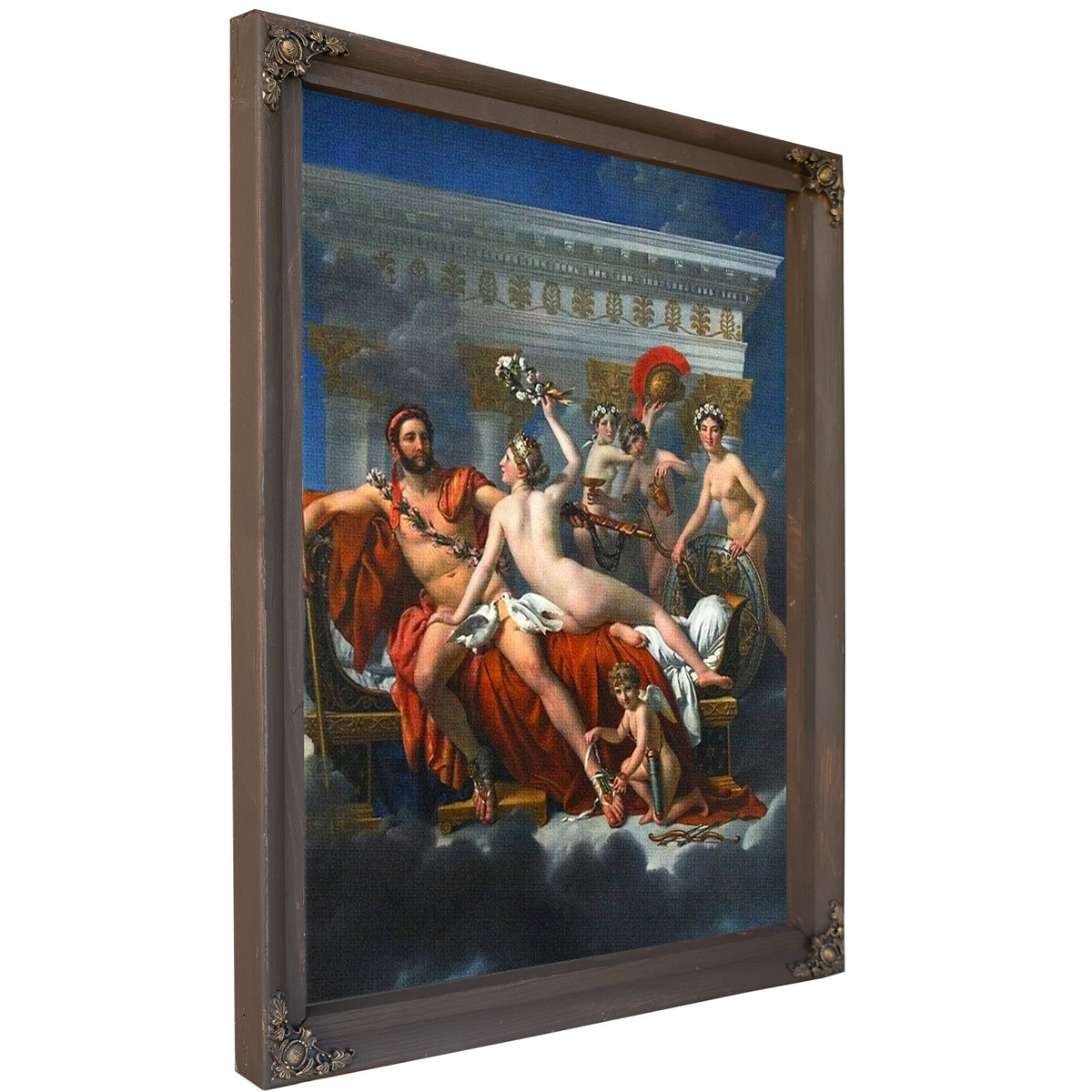Mars Disarmed By Venus And The Three Graces By Jacques Louis David