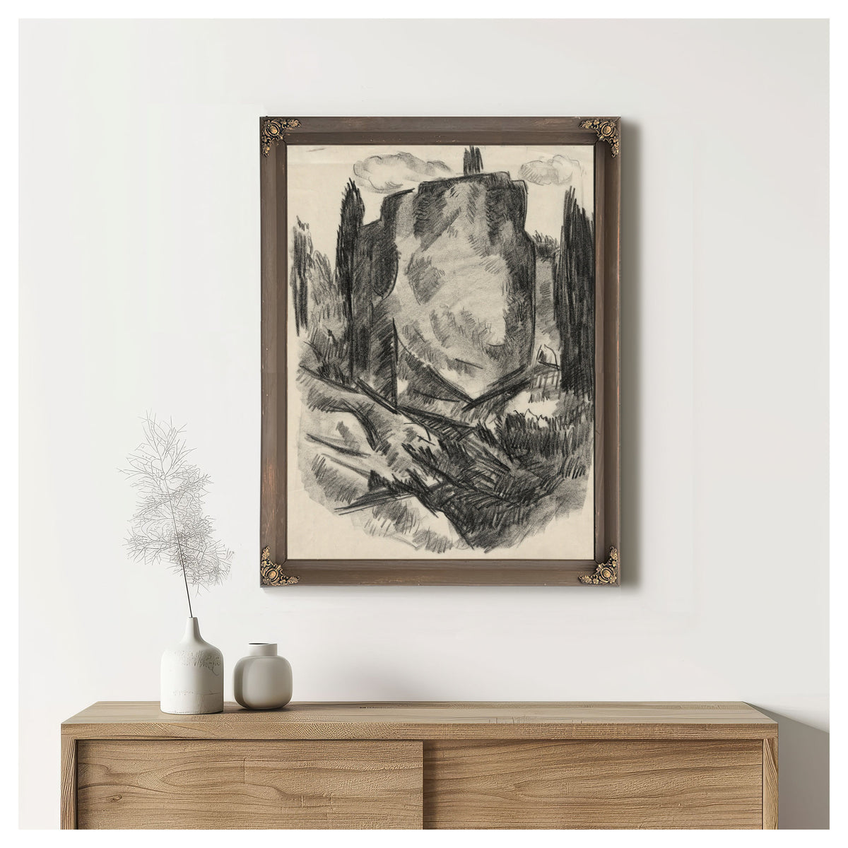 Landscape Early to Mid 20th Century By Marsden Hartley