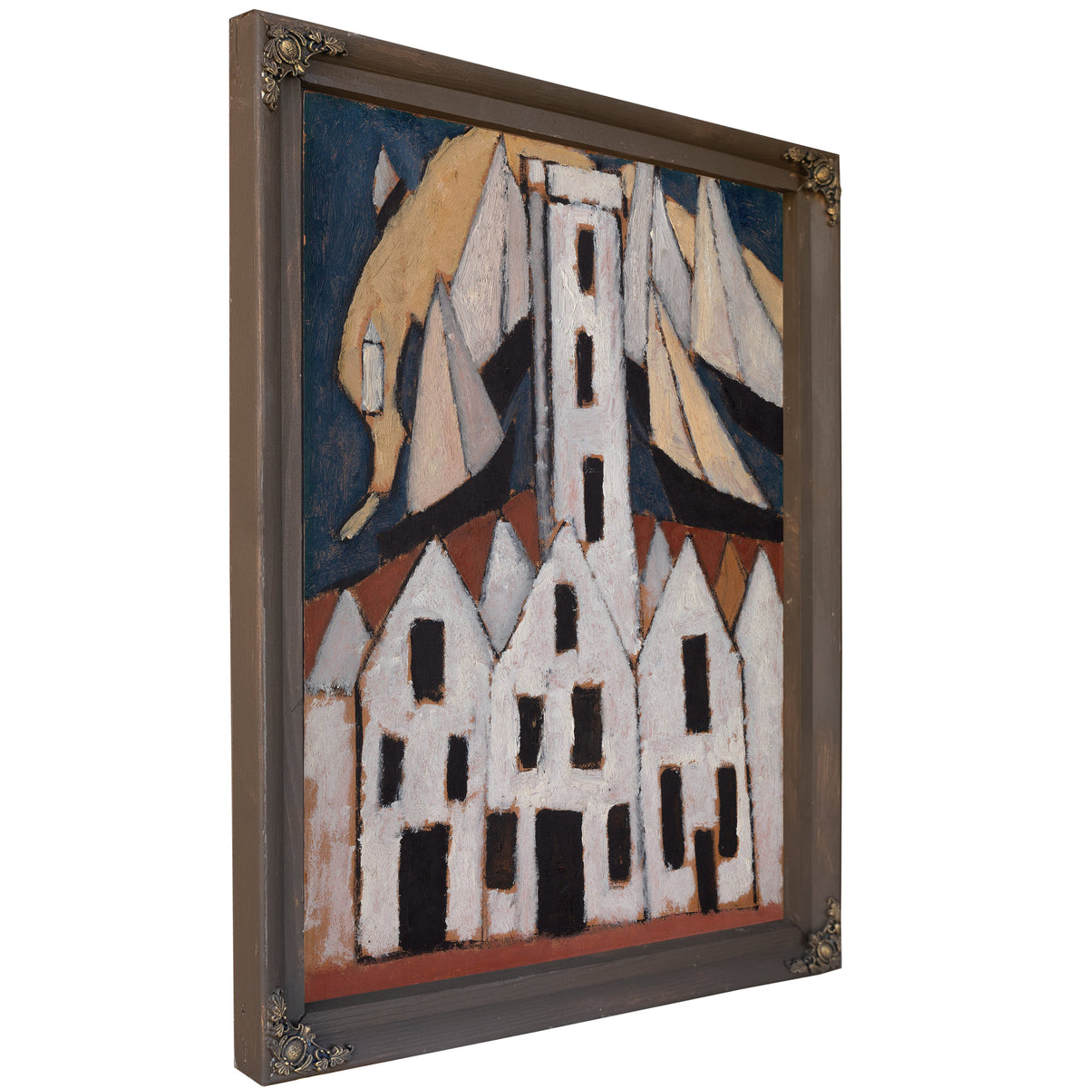 Movement No 5 Provincetown Houses 1916 By Marsden Hartley