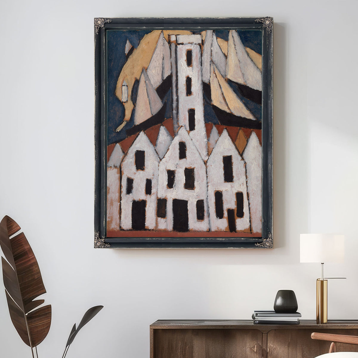 Movement No 5 Provincetown Houses 1916 By Marsden Hartley
