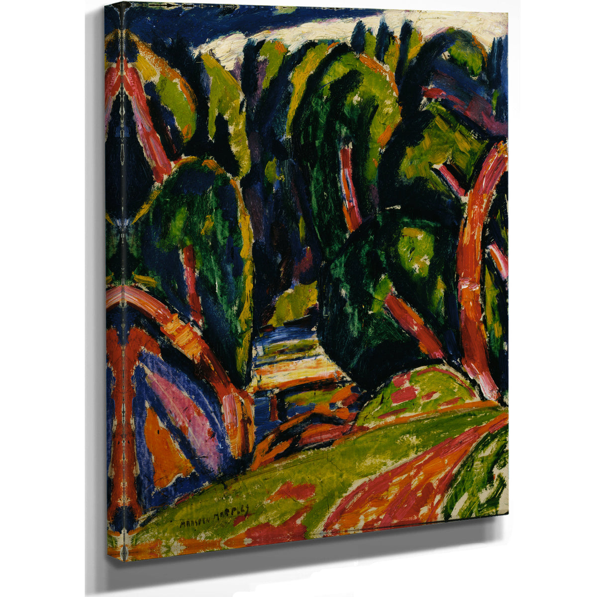 Red Tree 1910 By Marsden Hartley