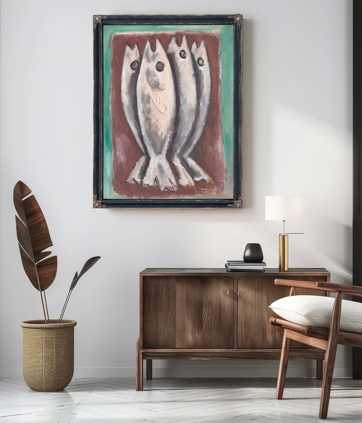 Sea Ghosts 1935 By Marsden Hartley