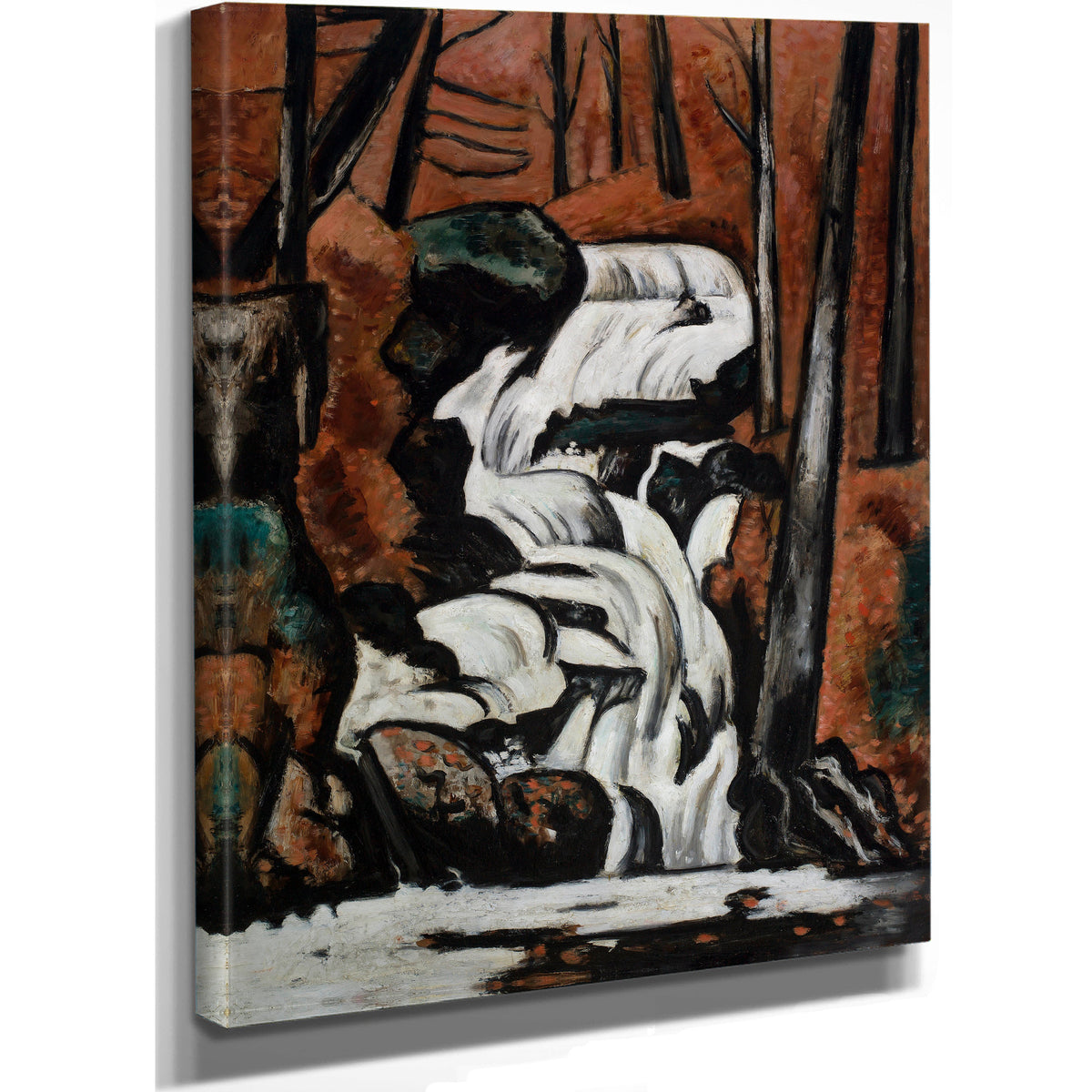 Smelt Brook Falls 1937 By Marsden Hartley