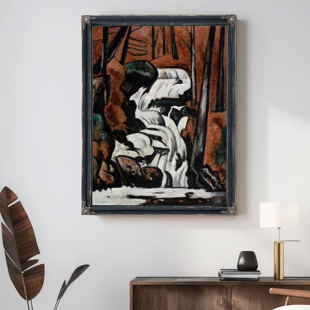 Smelt Brook Falls 1937 By Marsden Hartley