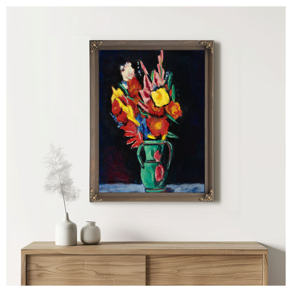Still Life Flowers By Marsden Hartley